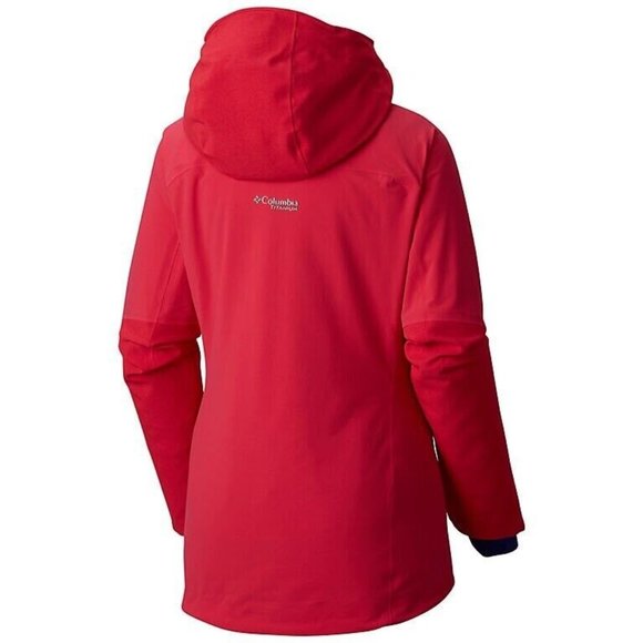 NEW NWT $399 Columbia Womens Powder Keg Down Winter Jacket Size M Medium Pink - Picture 6 of 11